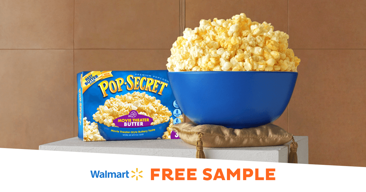 Get a FREE Pop Secret Popcorn sample at Walmart! Freeosk, Inc.